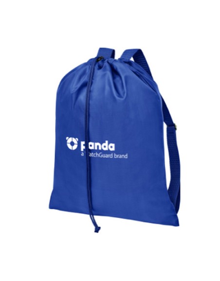 Mochila panda azul cuerdas