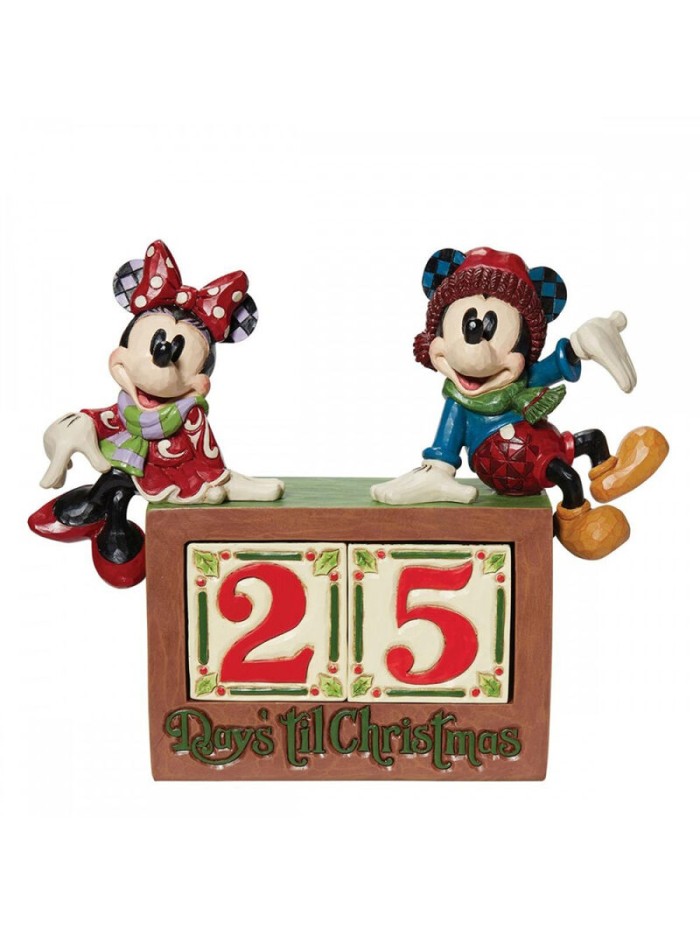 Figura enesco disney mickey & minnie calendario de navidad Figura enesco disney mickey & minnie calendario de navidad
