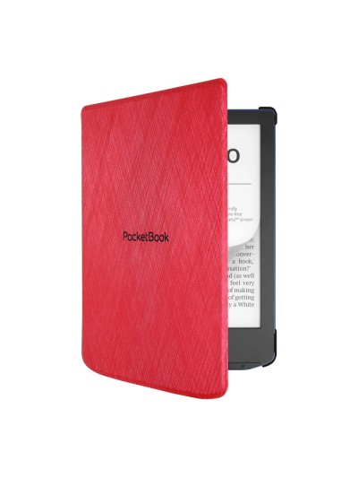 Pocketbook funda shell series verse + verse pro - rojo