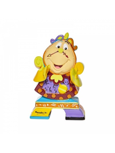 Figura disney enesco la bella y la bestia cogsworth estilo britto