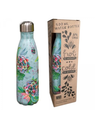 Botella isotermica enesco flores
