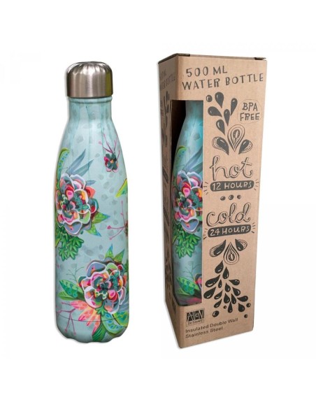 Botella isotermica enesco flores
