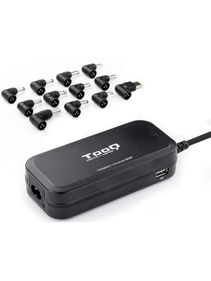 Cargador automatico universal tooq tqlc - 90bs02at 90w 2xusb 12 conectores Cargador automatico universal tooq tqlc - 90bs02at 90w 2xusb 12 conectores