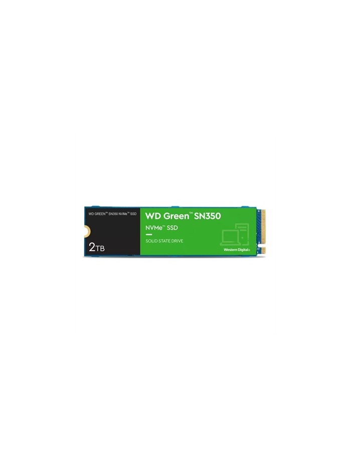 Disco duro interno ssd wd western digital green sn350 wds200t3g0c 2tb m.2 pci express 3.0 nvme Disco duro interno ssd wd western digital green sn350 wds200t3g0c 2tb m.2 pci express 3.0 nvme