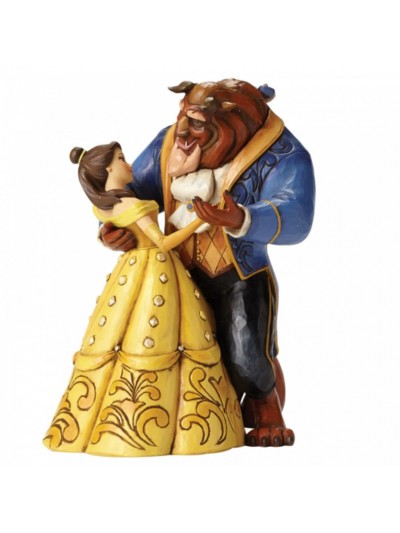 Figura enesco disney la bella y la bestia bella & bestia 25 aniversario