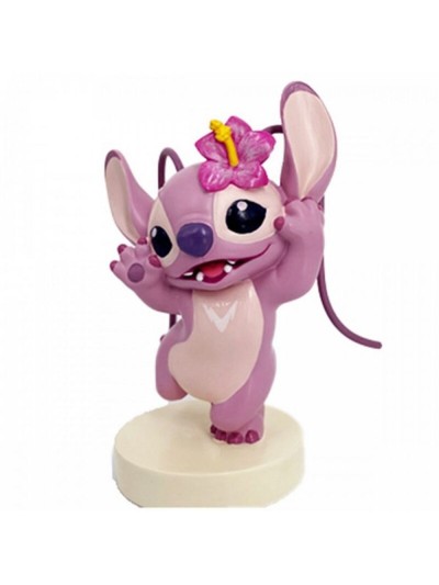 Figura enesco disney lilo y stitch - angel con flor