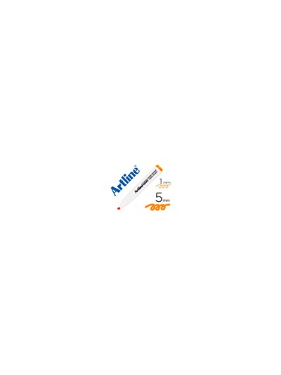 Rotulador artline fluorescente ek-660 naranja pastel punta biselada