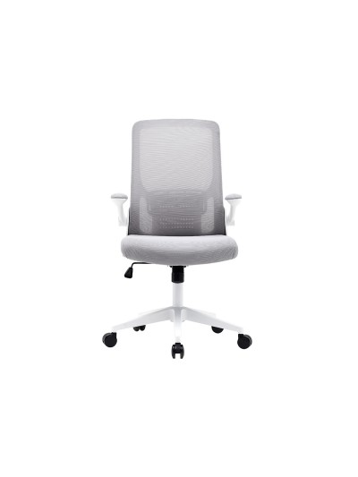 Silla q-connect oficina alba malla base metalica alt max 1110 anc 610 prof 580 ruedas premium color gris