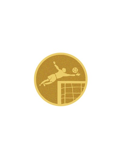 25/26 DISCO DORADO AUTOADHESIVA PORTERIA Ø 2,5 CM