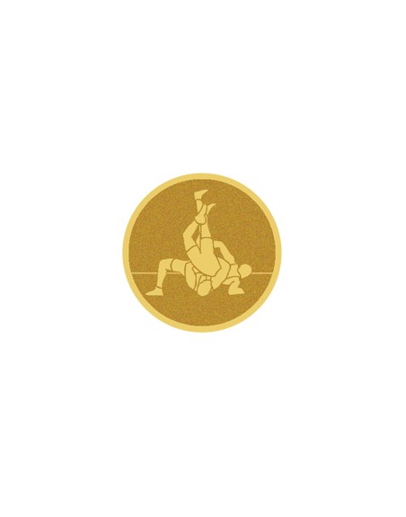 25/26 DISCO DORADO AUTOADHESIVA LUCHA Ø 2,5 CM