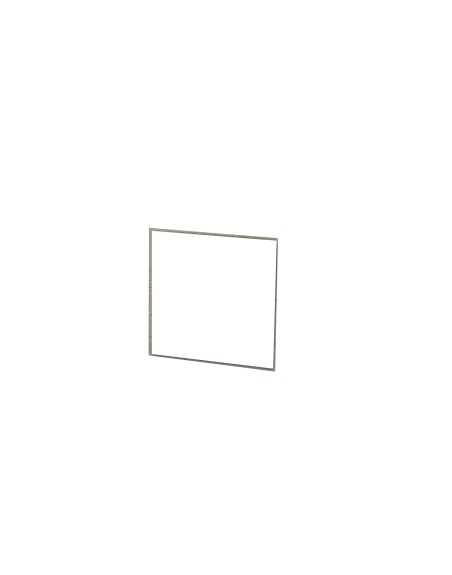 25/26 PLACA A LUMINIO BLANCA ESP. SUBLIMACIÓN 6,5 x 6,5 CM