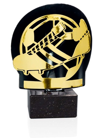 26/25 TROFEO METAL FUTBOL ORO