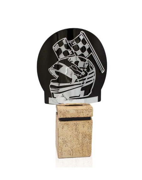 26/25 TROFEO METAL MOTOR PLATA