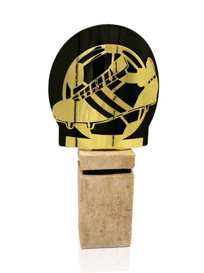 26/25 TROFEO METAL FUTBOL ORO