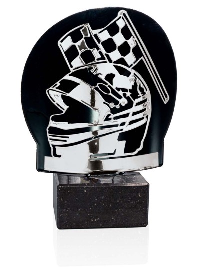 26/25 TROFEO METAL MOTOR PLATA