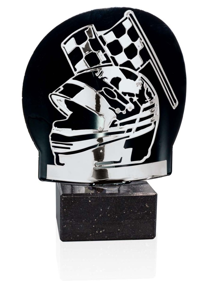 26/25 TROFEO METAL MOTOR PLATA