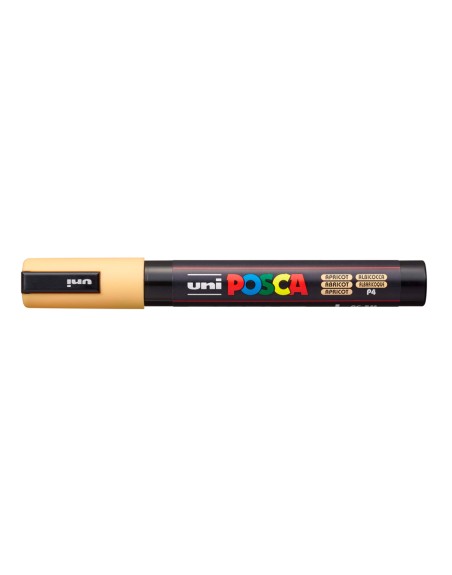 Rotulador uni posca pc-5m marcador de pintura punta conica 1,8-2,5 mm albaricoque