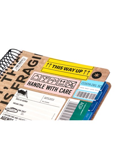 Agenda escolar antartik 25-26 espiral cargo dia pagina a5 bilingüe papel fsc 80 gr