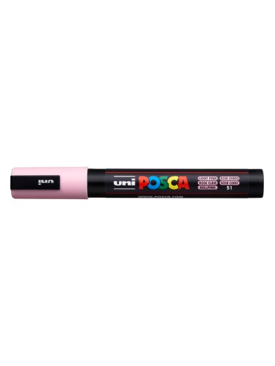 Rotulador uni posca pc-5m marcador de pintura punta conica 1,8-2,5 mm rosa claro