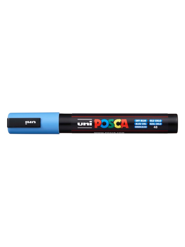 Rotulador uni posca pc-5m marcador de pintura punta conica 1,8-2,5 mm azul cielo Rotulador uni posca pc-5m marcador de pintura punta conica 1,8-2,5 mm azul cielo