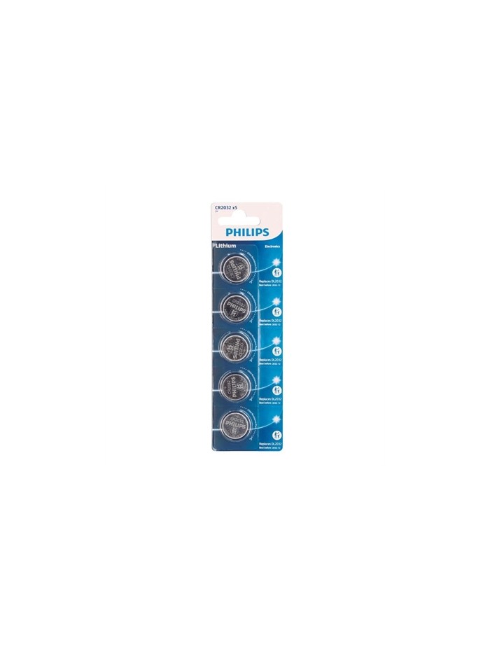 Philips pila botón litio cr2032 3v blister 5ud Philips pila botón litio cr2032 3v blister 5ud