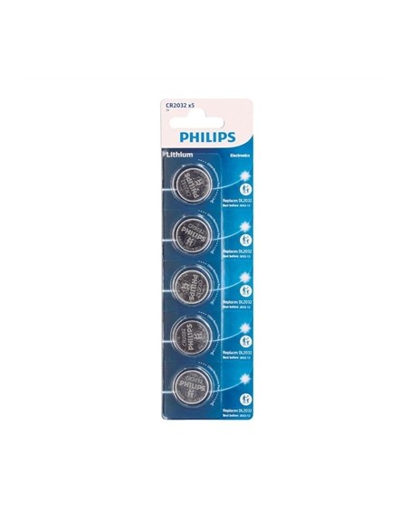 Philips pila botón litio cr2032 3v blister 5ud