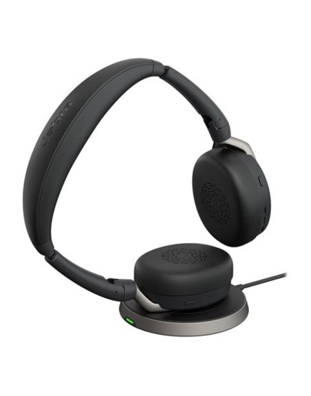 Auriculares jabra evolve2 65 flex ms stereo inalambrico negro