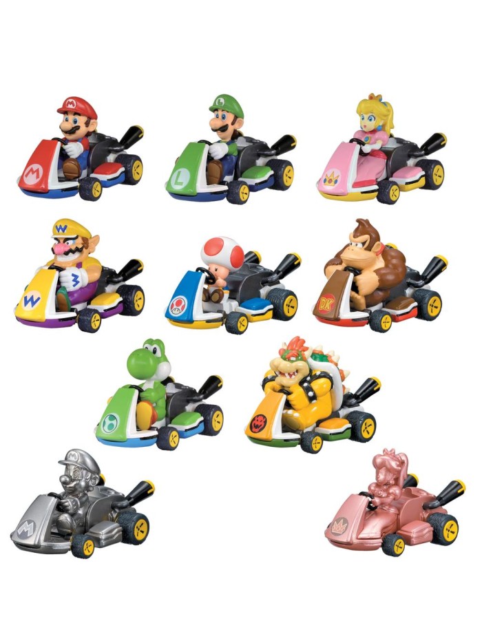 Vehículo mario kart retrofriccion 1 unidad aleatoria Vehículo mario kart retrofriccion 1 unidad aleatoria
