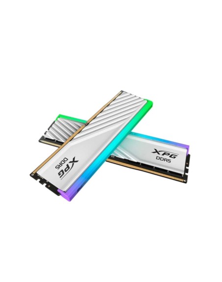 Memoria ram ddr5 16gb 2x8gb adata xpg lancer 6000mhz cl36 rgb blanca
