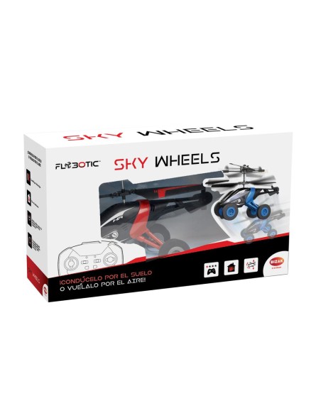 Helicoptero radio control flybotic sky wheels 1 unidad aleatoria