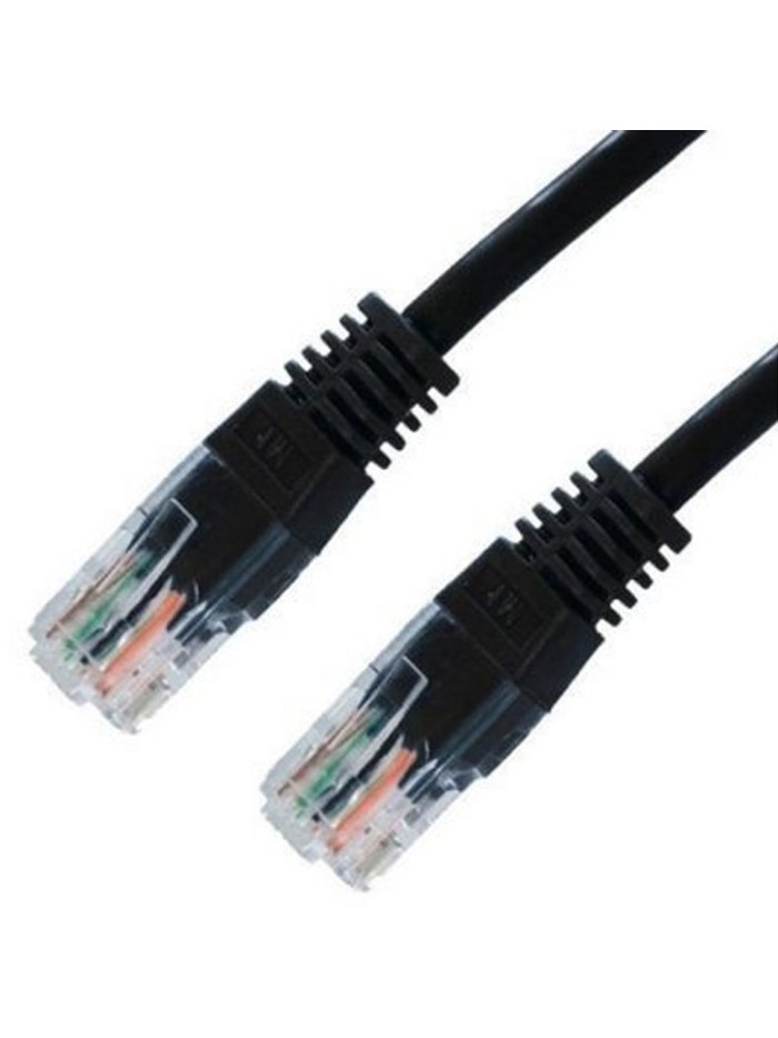 Latiguillo cable red u - utp cat.6 rj45 nanocable 1m negro Latiguillo cable red u - utp cat.6 rj45 nanocable 1m negro