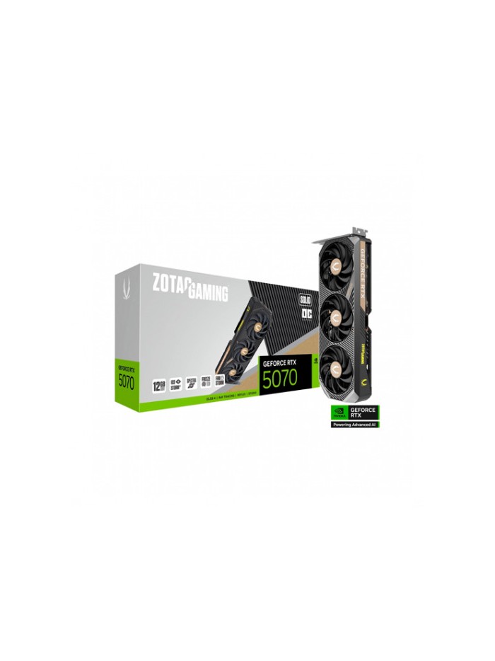 Tarjeta grafica zotac rtx 5070 solid oc 12gb Tarjeta grafica zotac rtx 5070 solid oc 12gb