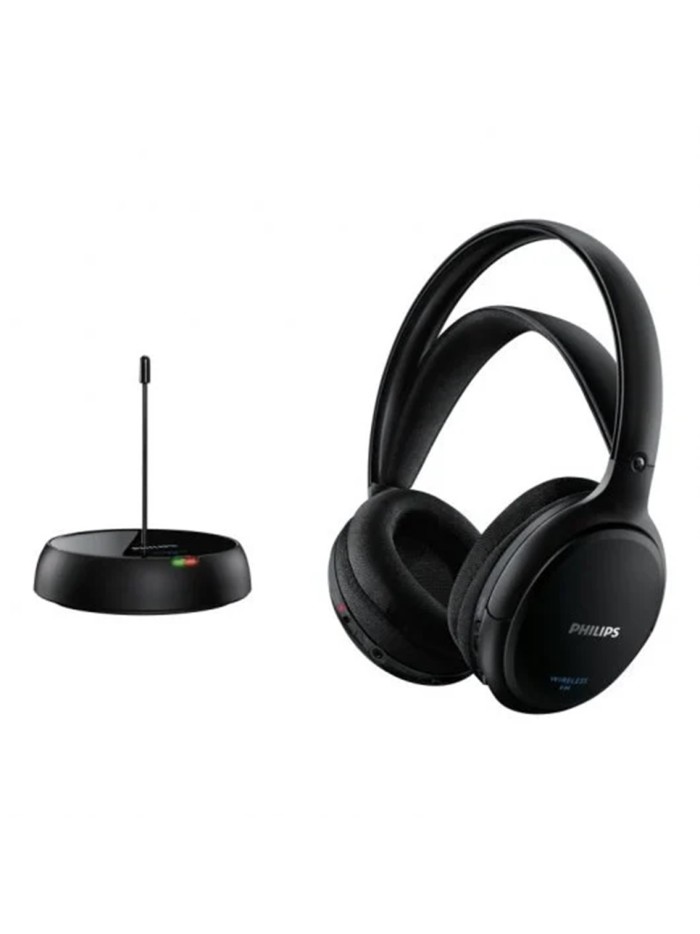 Auriculares inalambricos tv philips shc5200 - 10 negro + base Auriculares inalambricos tv philips shc5200 - 10 negro + base