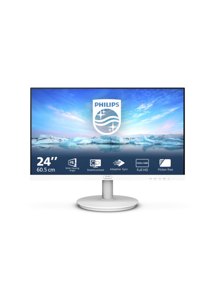 Monitor philips 24 pulgadas pulgadas led display blanco Monitor philips 24 pulgadas pulgadas led display blanco
