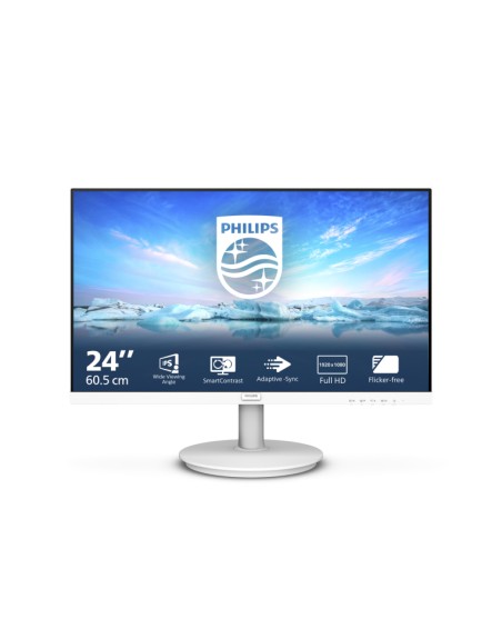 Monitor philips 24 pulgadas pulgadas led display blanco