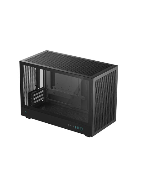 Caja ordenador gaming deepcool matx ch260 cristal templado negra