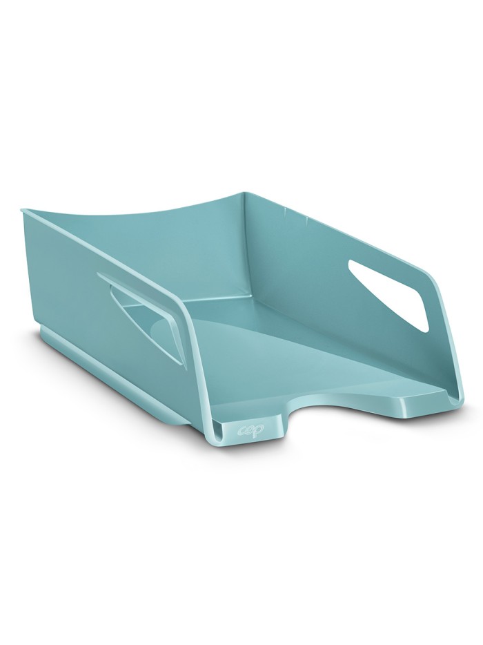 Bandeja sobremesa cep riviera plastico maxi color verde agua 387x265x115 mm Bandeja sobremesa cep riviera plastico maxi color verde agua 387x265x115 mm