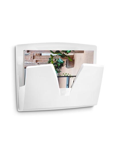 Expositor mural cep protect antibacteriano plastico color blanco 361x86x270 mm