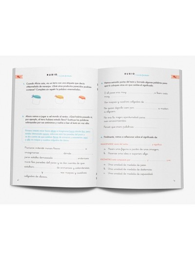 Cuaderno rubio competencia lectora 5 mundo fantasia
