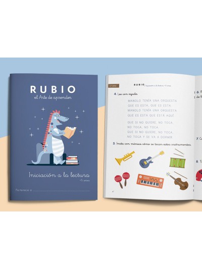 Cuaderno rubio iniciacion a la lectura + 5 años
