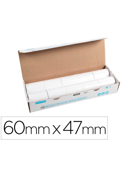 Rollo sumadora exacompta termico 60 mm x 47 mm 55 g/m2