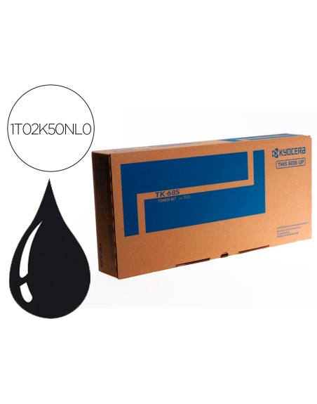 Toner kyocera -mita copiadora taskalfa 300i negro tk-685