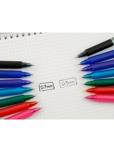 Boligrafo pilot frixion clicker borrable 0,7 mm punta media azul en blister