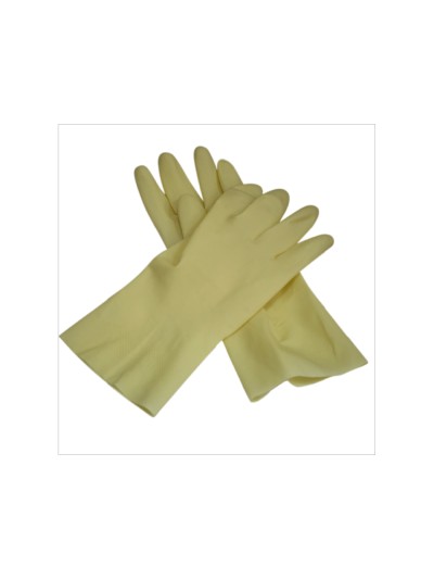 Guantes de latex satinados con relieve anti deslizante sin polvo par talla pequeña