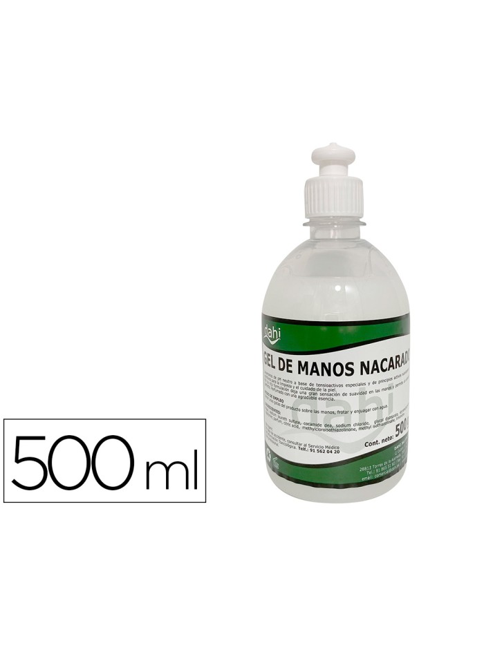 Jabon liquido lavamanos dahi con dosificador bote de 500 ml Jabon liquido lavamanos dahi con dosificador bote de 500 ml