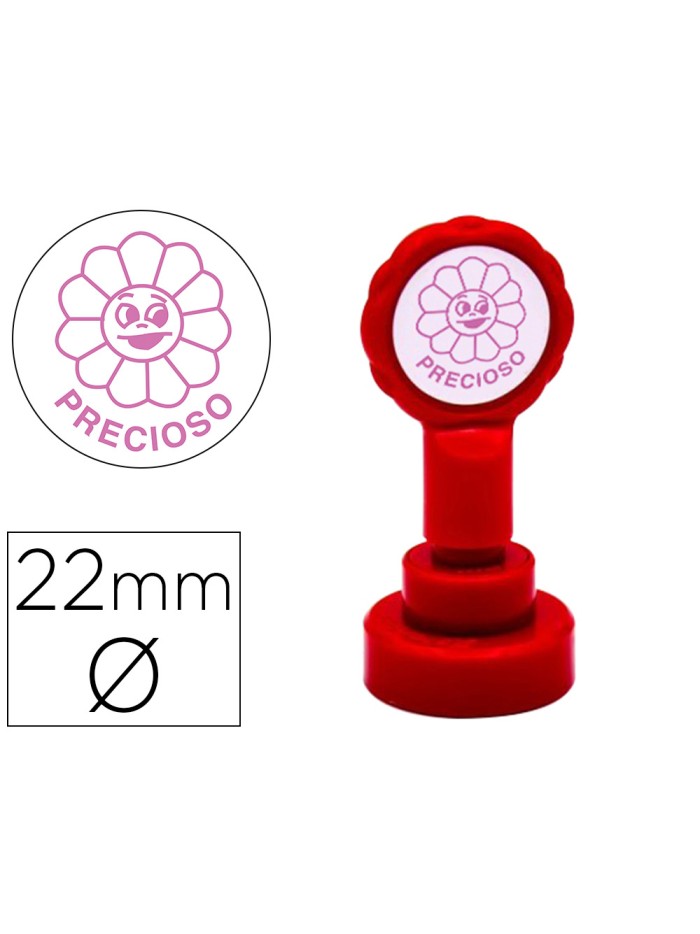 Sello artline emoticono precioso color rosa 22 mm diametro Sello artline emoticono precioso color rosa 22 mm diametro