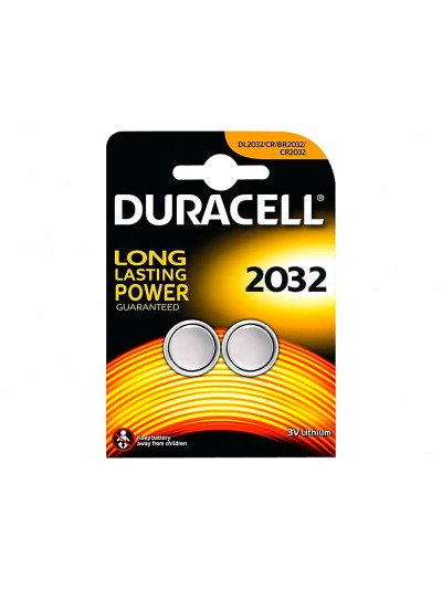 Pila duracell alcalina boton cr2032 blister 2 unidades