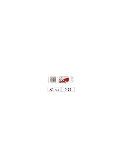 Memoria usb techonetech flash drive 32 gb 2.0 camper van-van