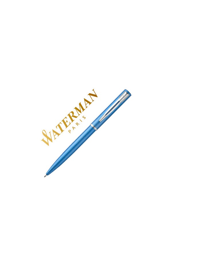 Boligrafo waterman allure laca azul en estuche de regalo Boligrafo waterman allure laca azul en estuche de regalo