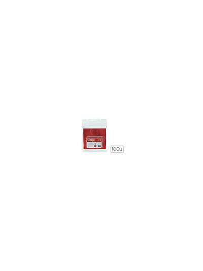 Tarjeta pvc para impresora badgy grosor 0,50 mm pack de 100 unidades